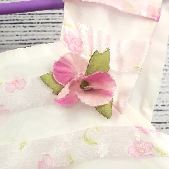 Perfectly Dressed Pink Dress with Sheer Overlay Size 4T - Picture 3 of 9